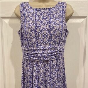 Perceptions Purple Patterned Dress